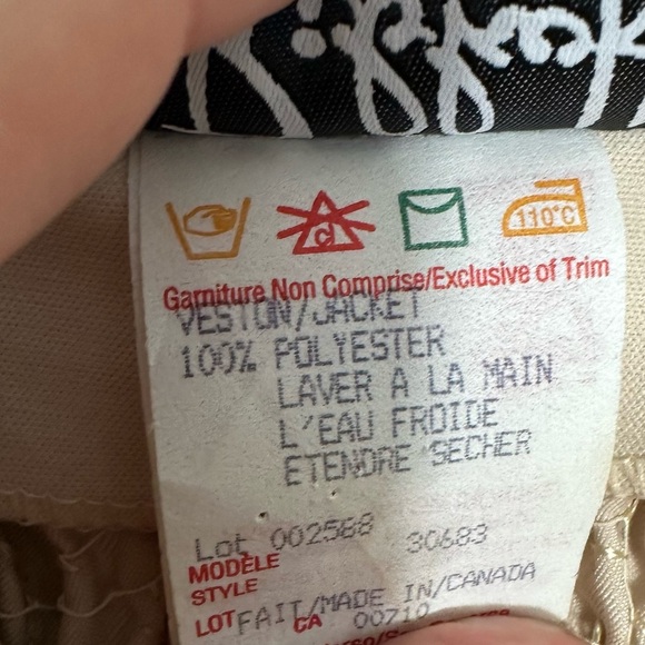 Joseph Ribkoff Zipped Ruched Jacket - Picture 9 of 10